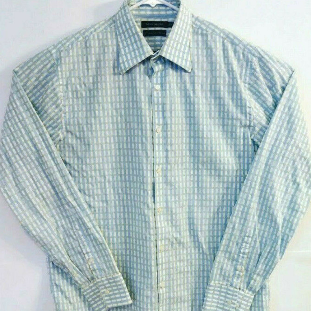 Gene Meyer Mens Size 16 1/2 36-37 Dress Shirt